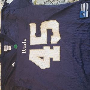 Offical Rudy Notre Dame jersey